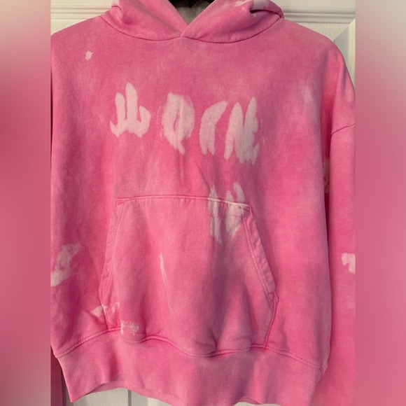 Sporty & Rich Pink Tie Dye Hoodie Size Small - Picture 6 of 10